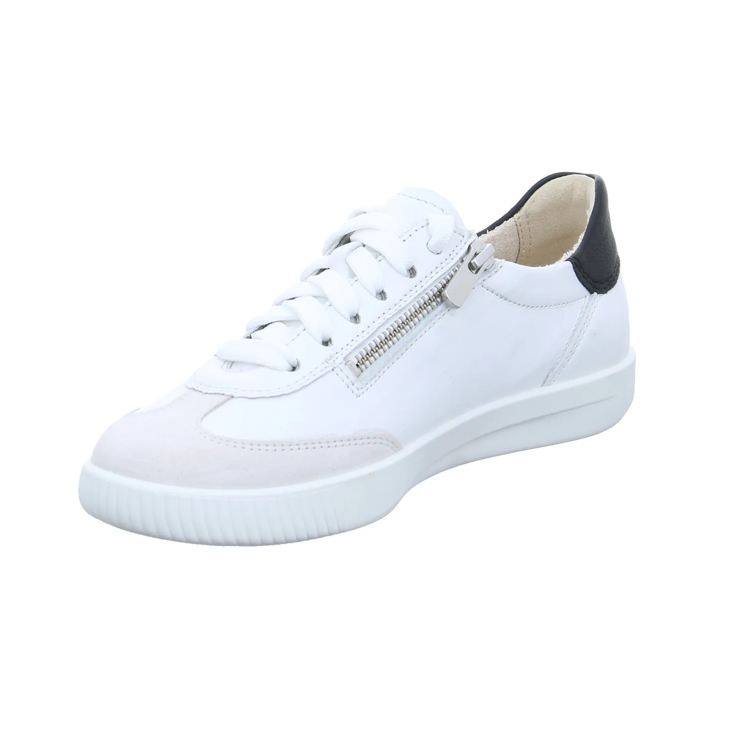 LEGERO Sneaker Weiss Leder  mit Wechselfussbett