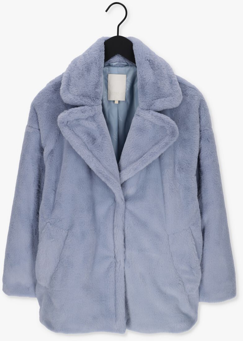 NOTRE-V blauwe notre-v faux fur jas fur coat short