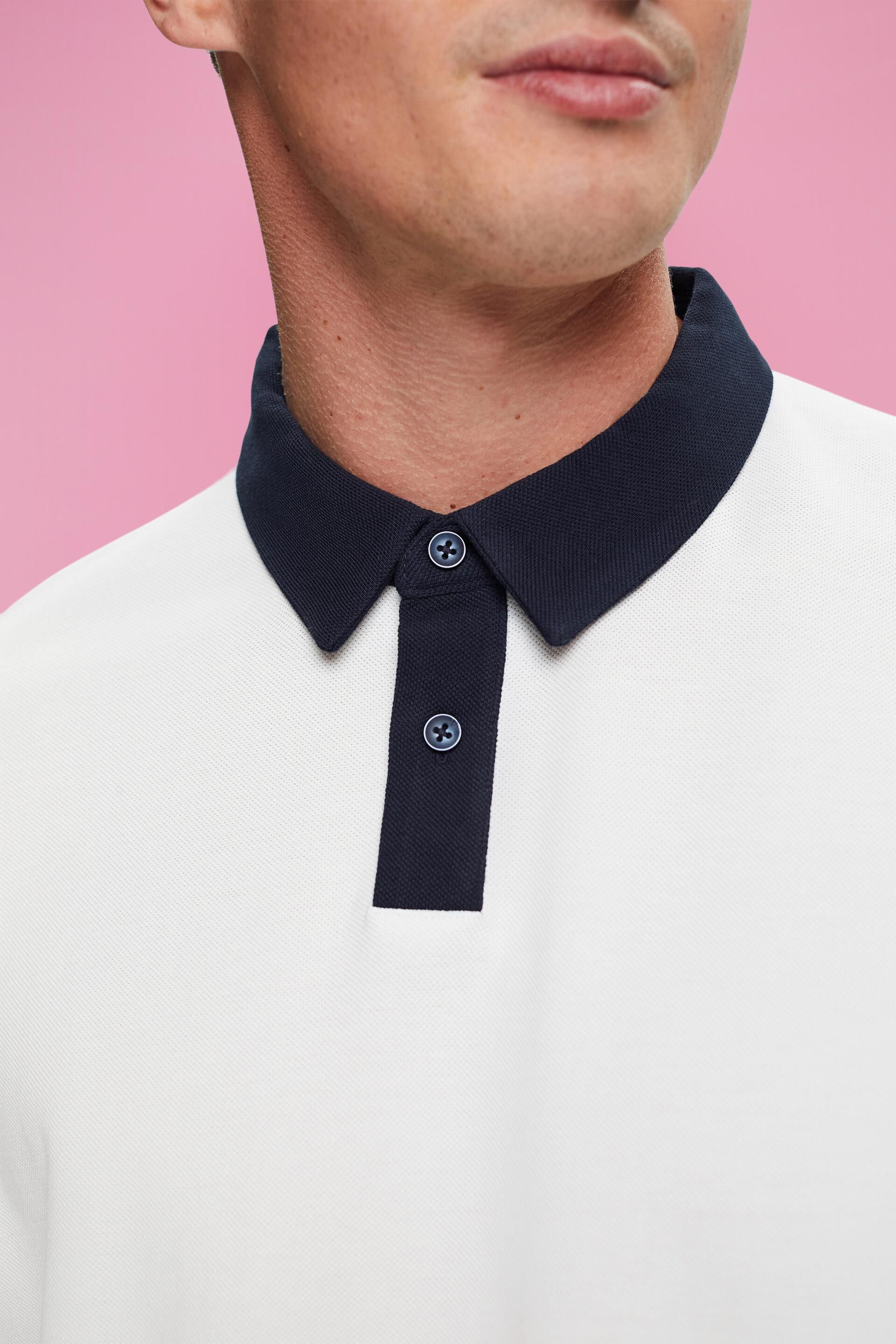 Polo en maille piquée de coton