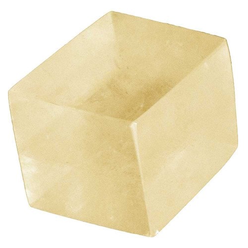 Calcite optique miel polie