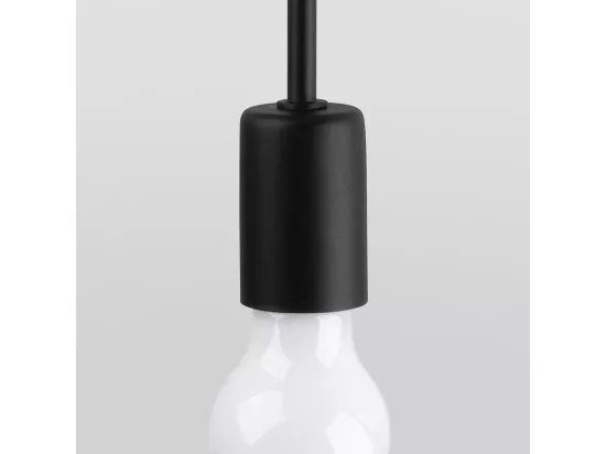 Appliques Levar industriel en acier - 1 sources lumineuses - L.23 x H.19 cm - noir