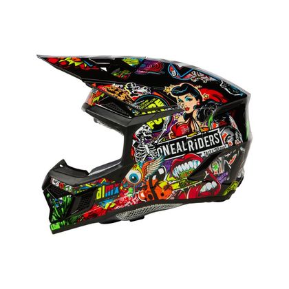 Casque cross O'Neal 3SRS - CRANK V24 2024 - Multicolore