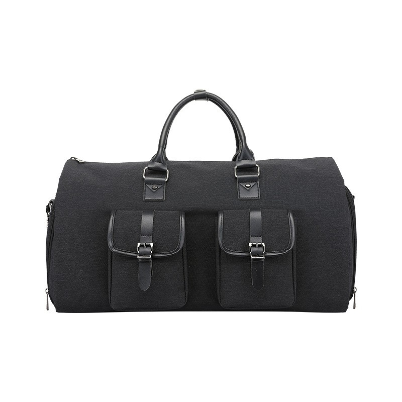 3in1 Faltbare Reise Tasche Multifunktions Business Bag mit Integrierter Kleidertasche   Schuhfach - Schwarz