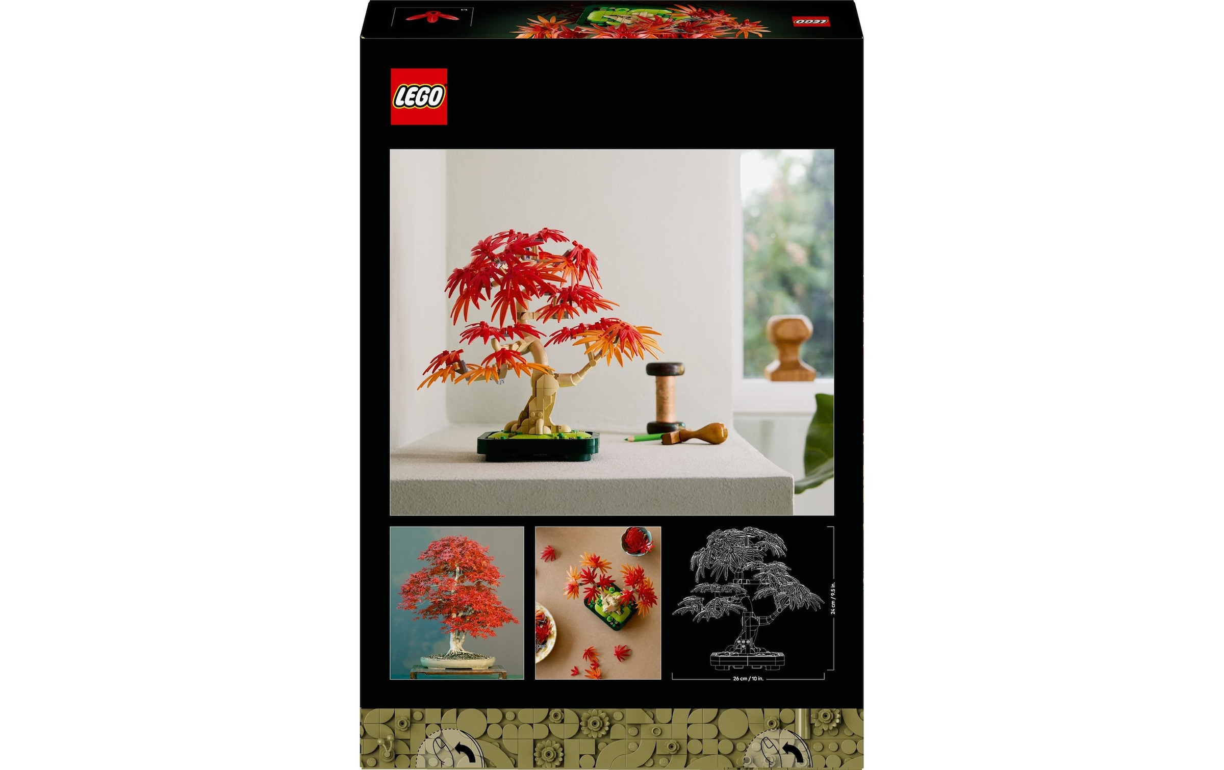 LEGO® Spielbausteine »Icons Botanicals Japanischer Roter Ahorn Bonsai-Baum 10348«