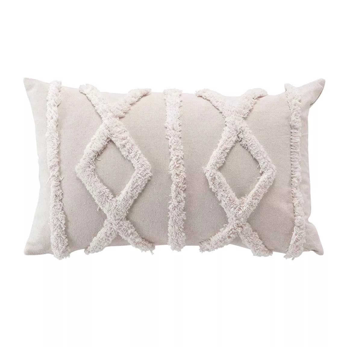 Coussin rectangulaire (30 x 50 cm) Safira Ecru