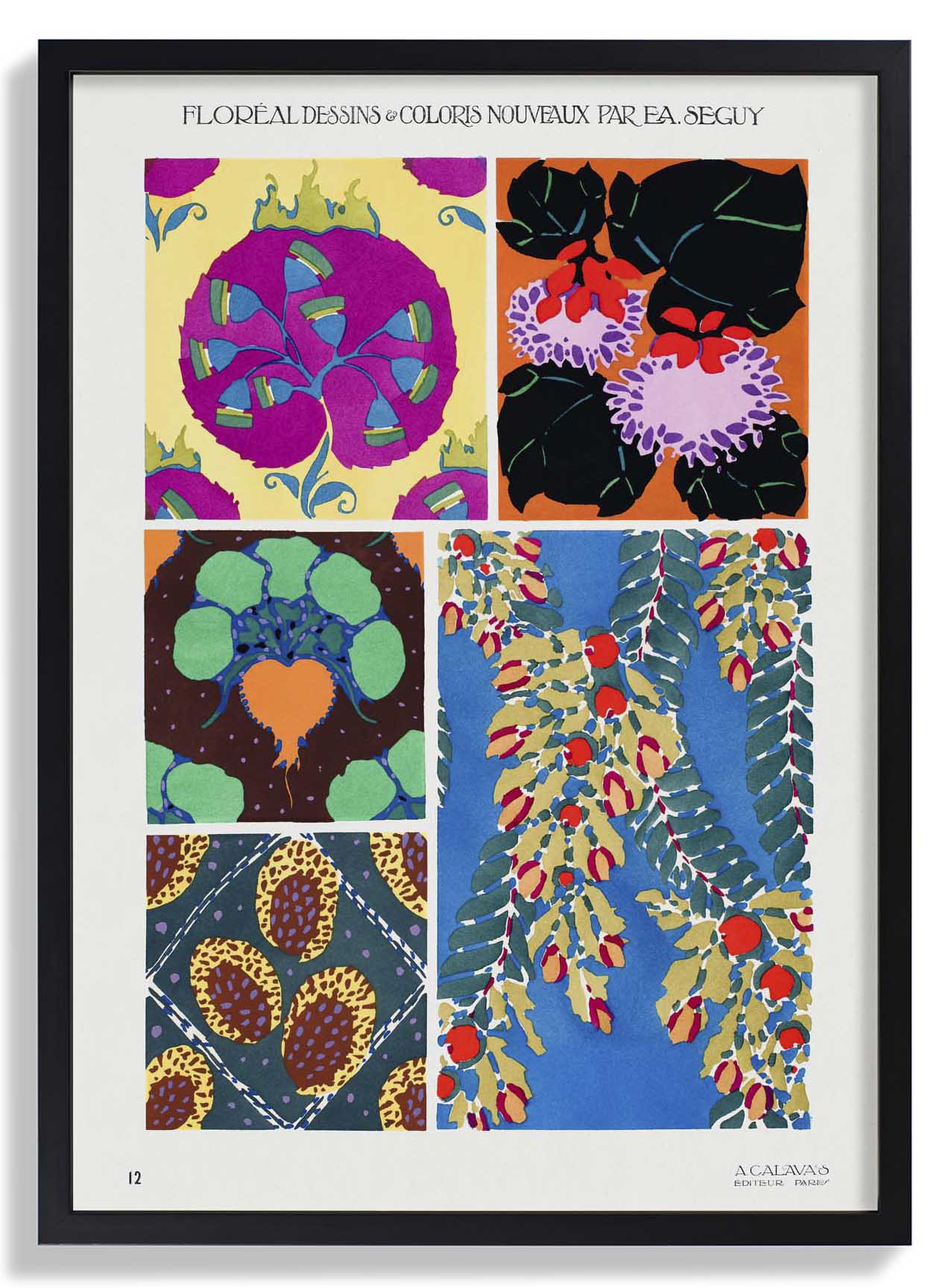 Floréal Dessins Coloris Nouveau Nr 12 von E.A. Séguy