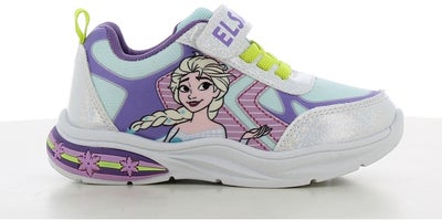 Disney Frozen Blinkende Sneakers, White/Light Blue