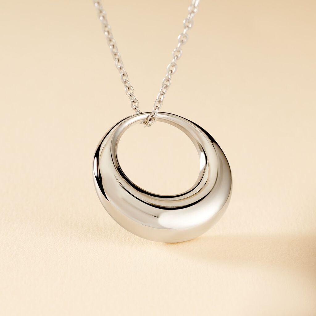 Collier Creolia Acier Blanc