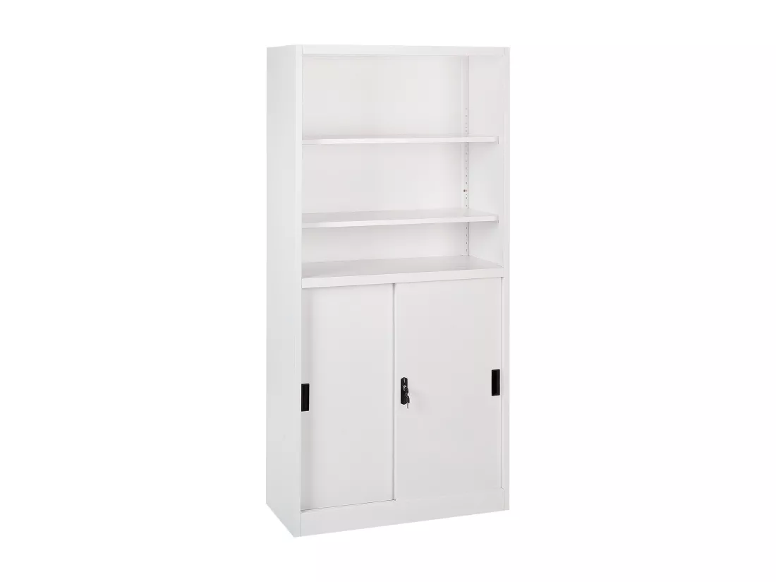 Meuble de rangement MUSCOVITE Métal Blanc