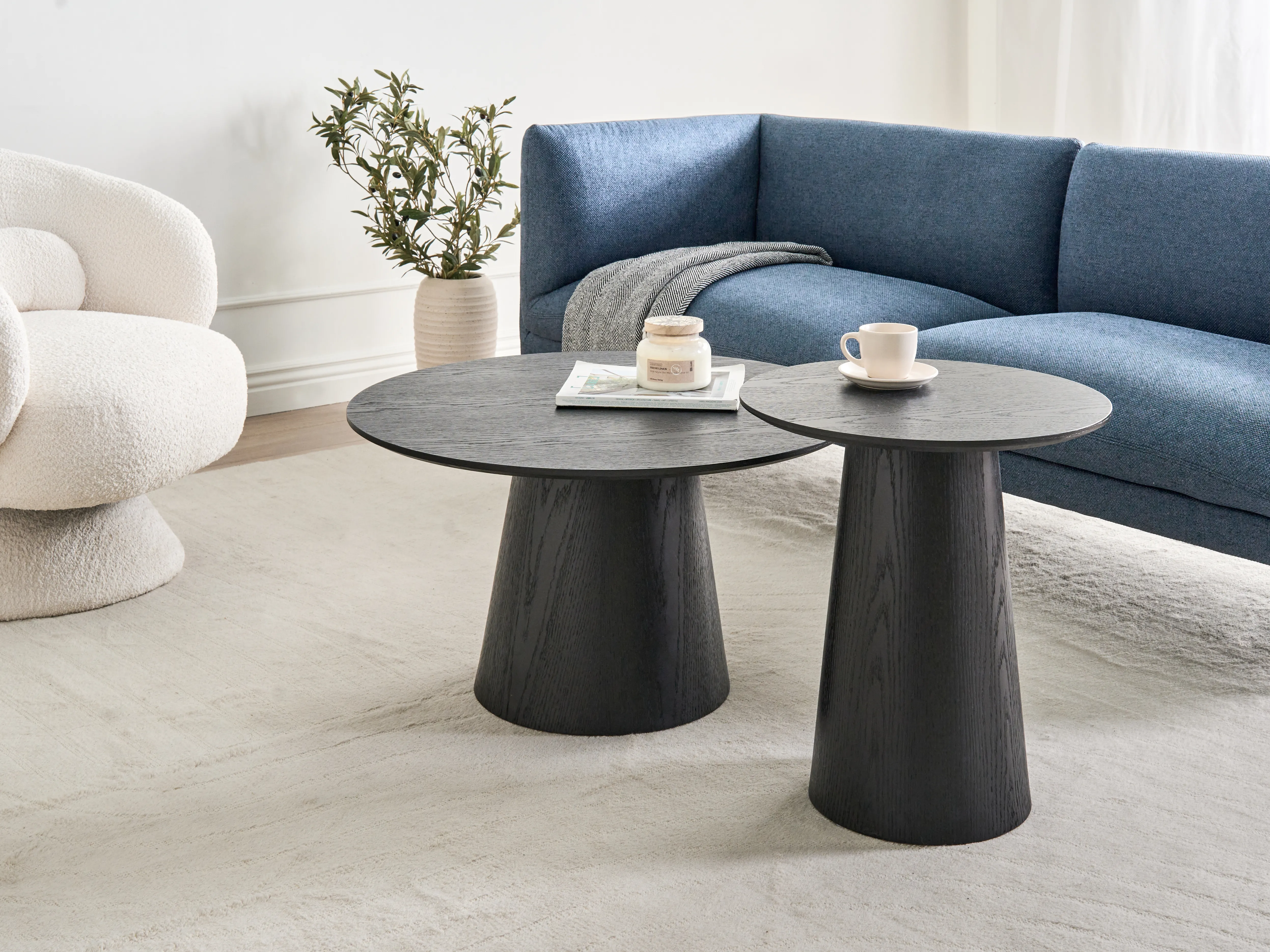 Salontafel WANDO Zwart essenfineer