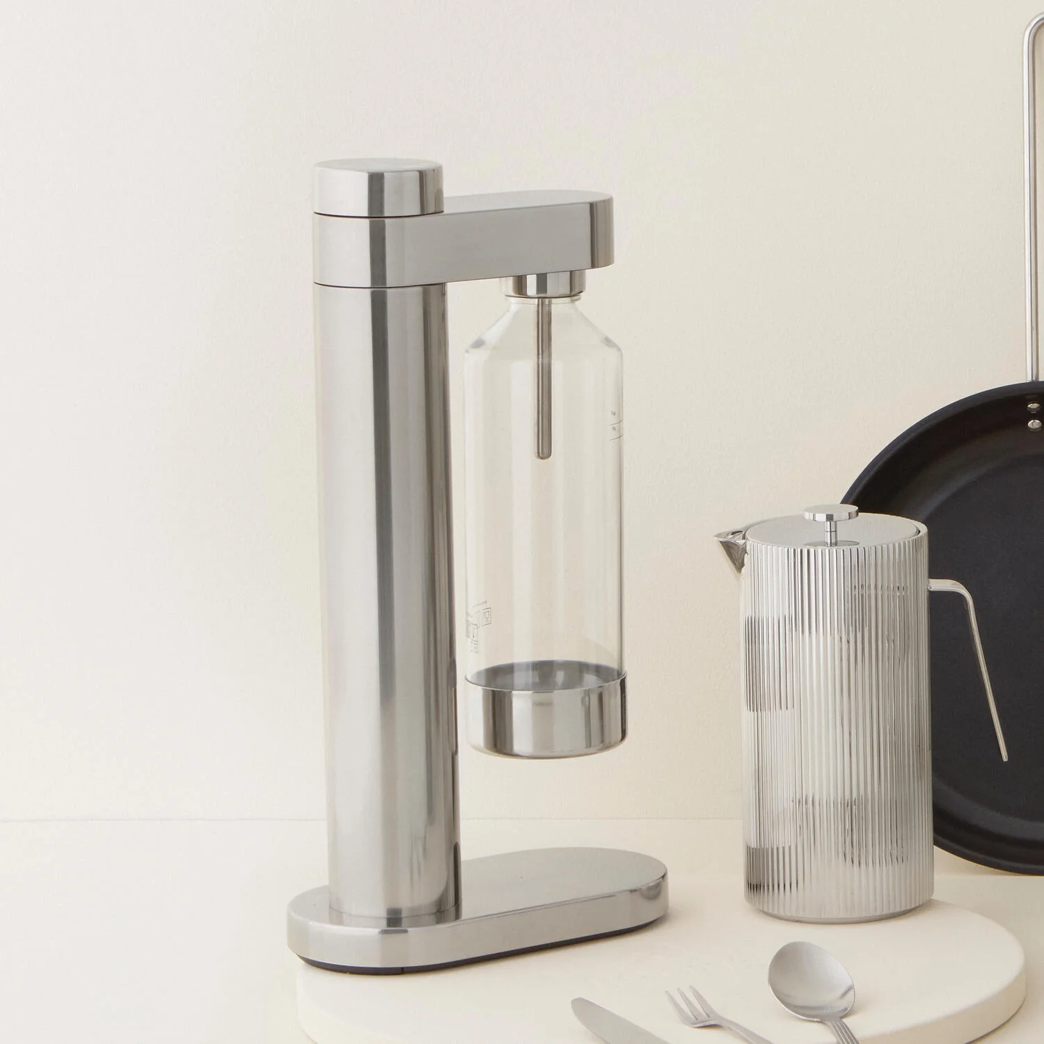 Stelton  Brus sodavandsmaskine - stål