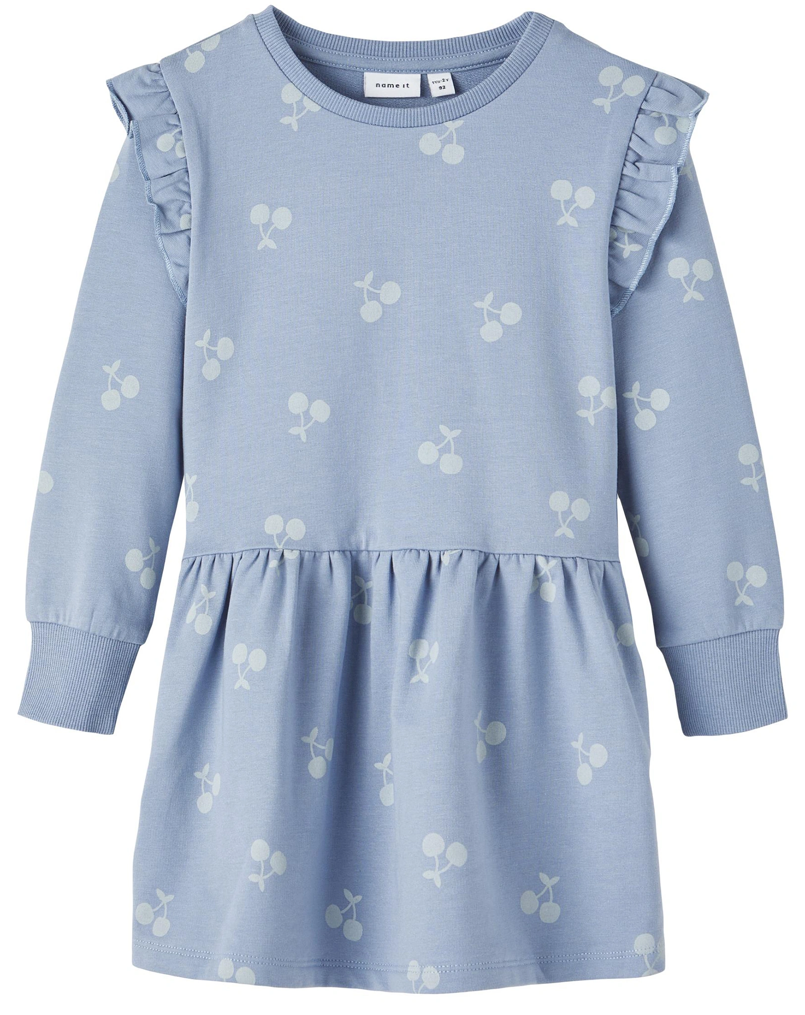 Sweat-Langarmkleid NMFTRINA CEREZA in tempest