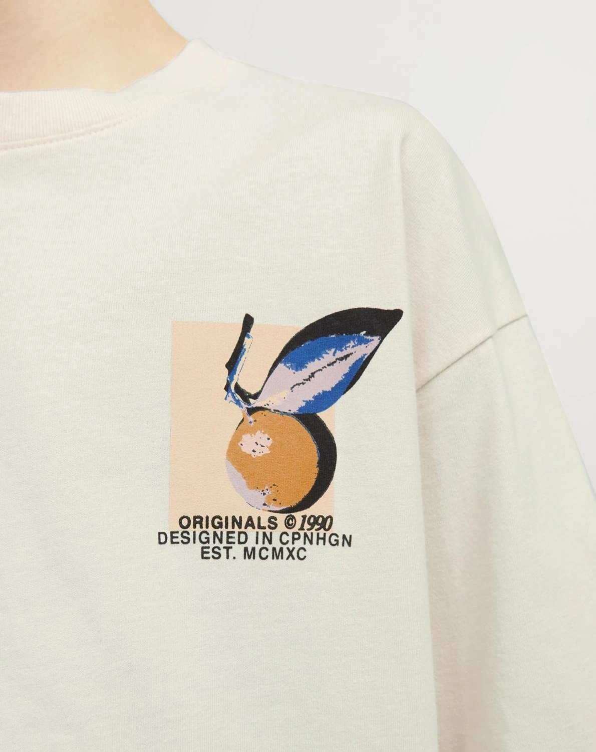 T-Shirt JORTAMPA ORANGE in buttercream