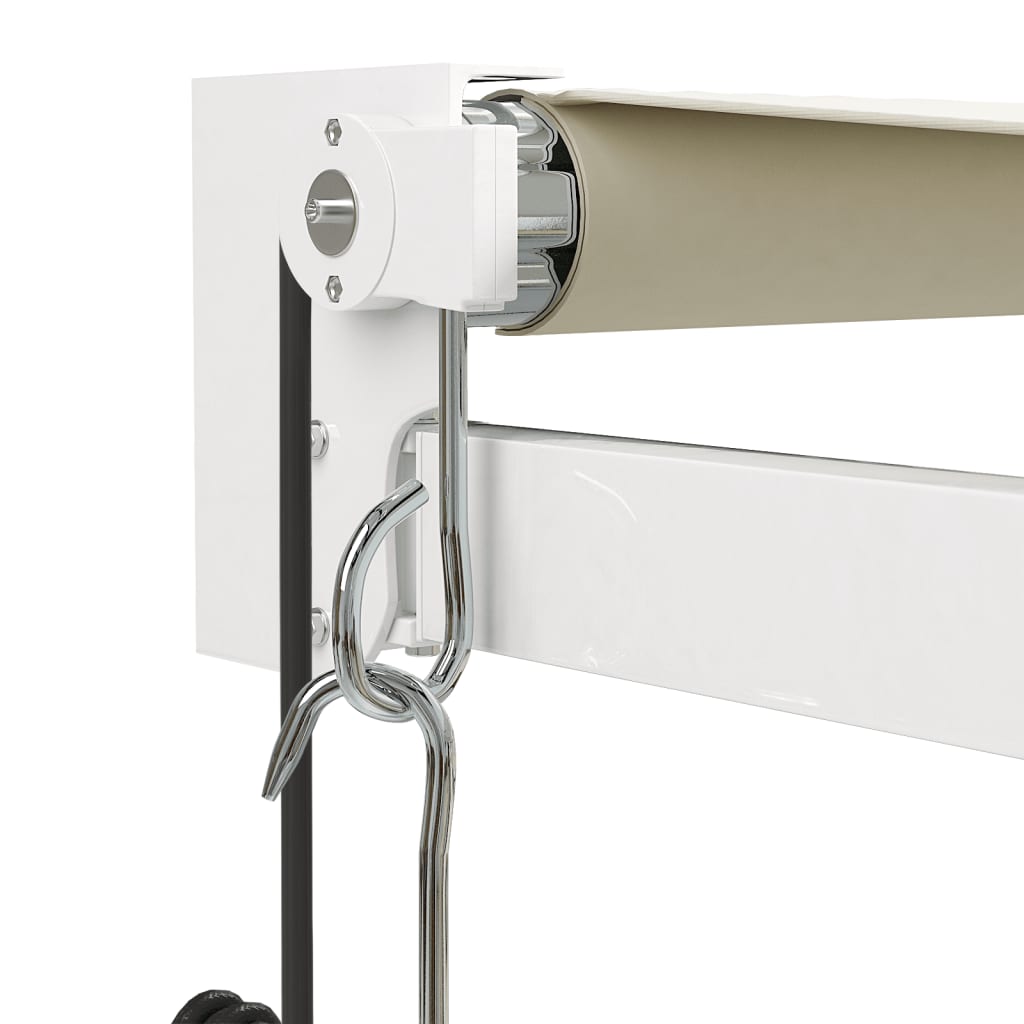 Auvent rétractable automatique crème 5x3 m