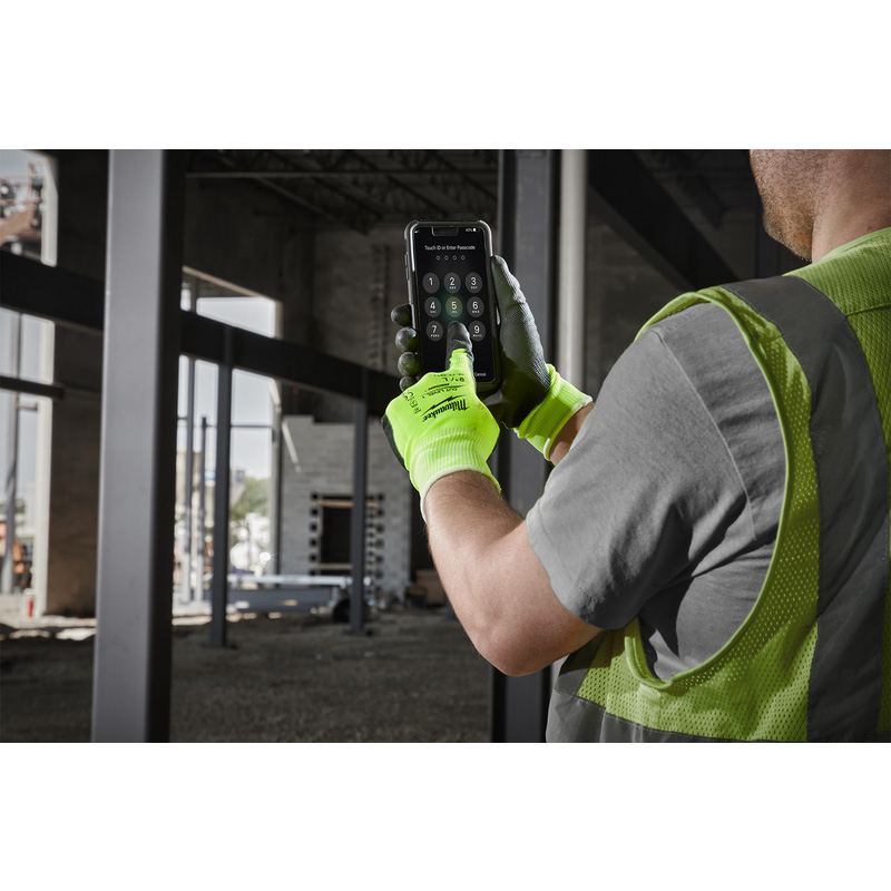 Milwaukee werkhandschoenen Hi-vis 12 paar L/9