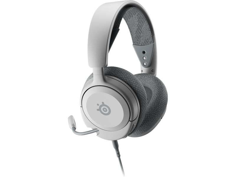 Steel Series Headset Arctis Nova 1P Weiss Steelseries Arctis Nova 1P kabelgebundene Gaming-Kopfhörer mit Kopfband, Weiss