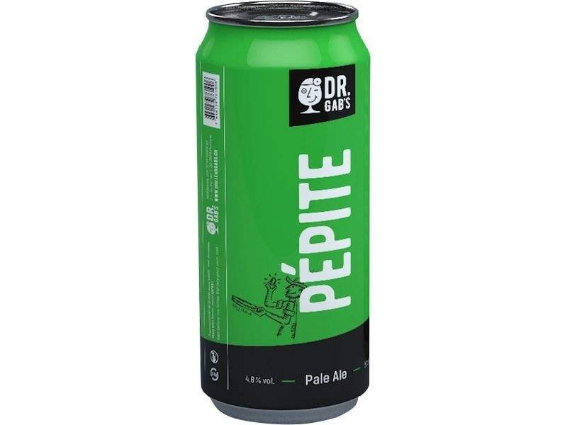 Docteur Gab's Bier Pépite Pale Ale 6 x 0.5 l Hopfiges Pale Ale mit angenehmer Bitterkeit
