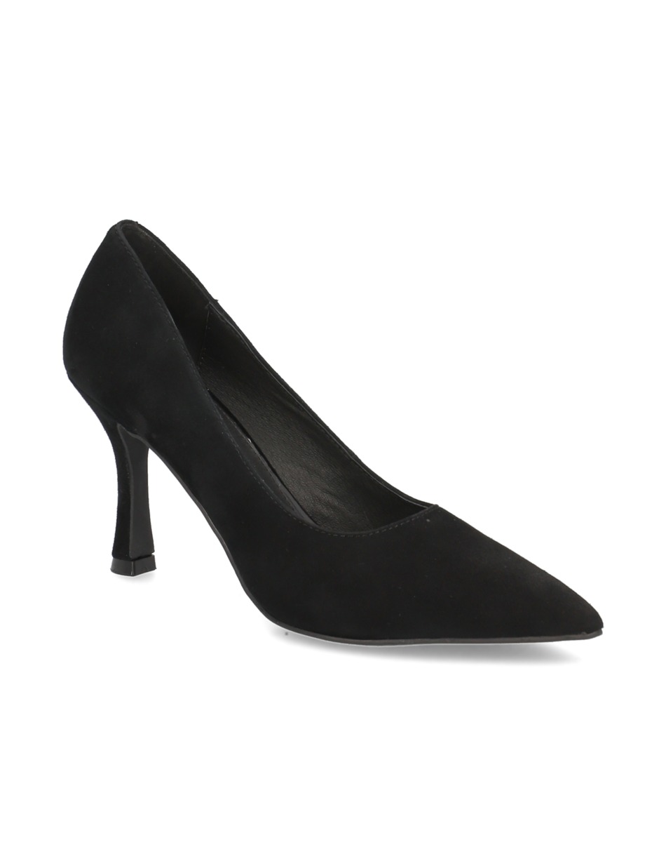 Veloursleder Pumps