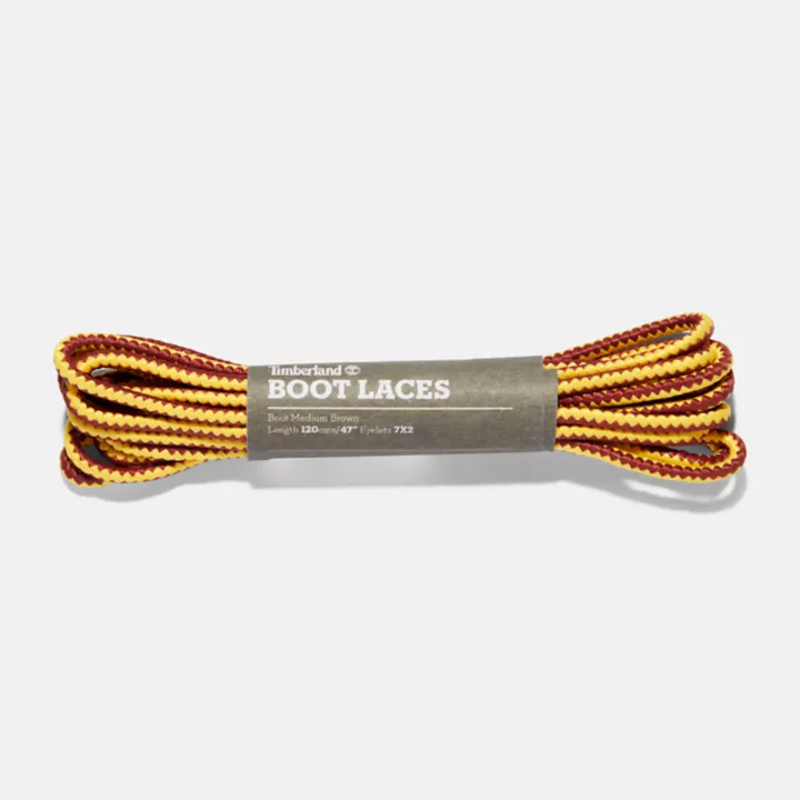 Lacets de rechange pour bottines 120 cm (47 pouces) en marron