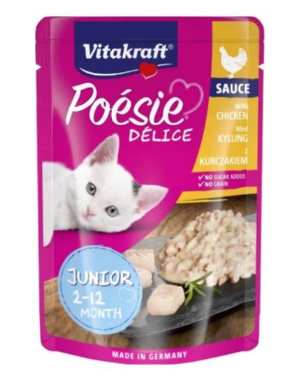 Vitakraft -23 x Poésie Délice Junior chicken 85gr