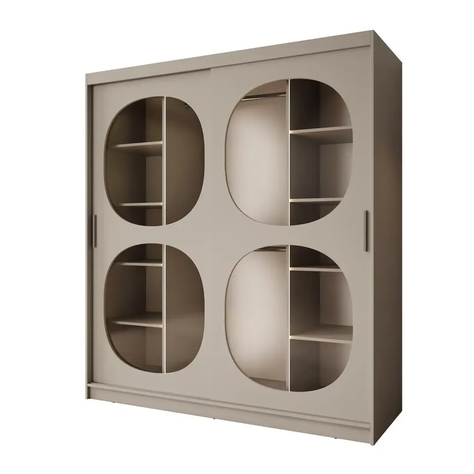 Meubella - Kledingkast Bravanti - Beige - 180 cm