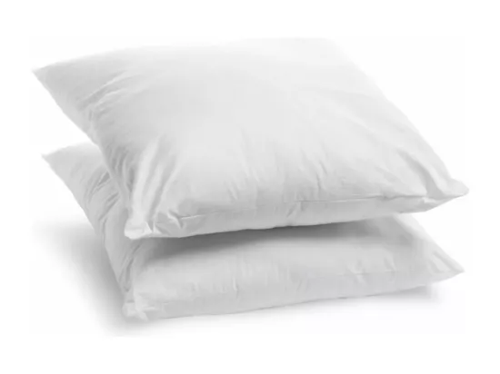 Lot de 2 Oreillers Lavables à 95° - Confort Moelleux - 60x60cm