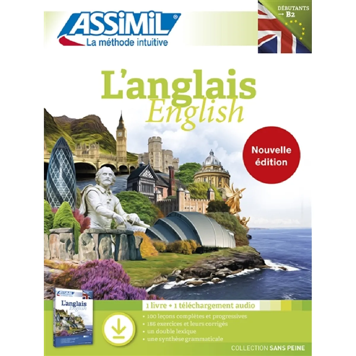 L'anglais : débutants B2 : 1 livre + 1 téléchargement audio