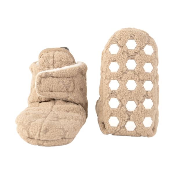 Lodger Slipper Folklore Fleece Beige 6-12mnd 6-12 maanden
