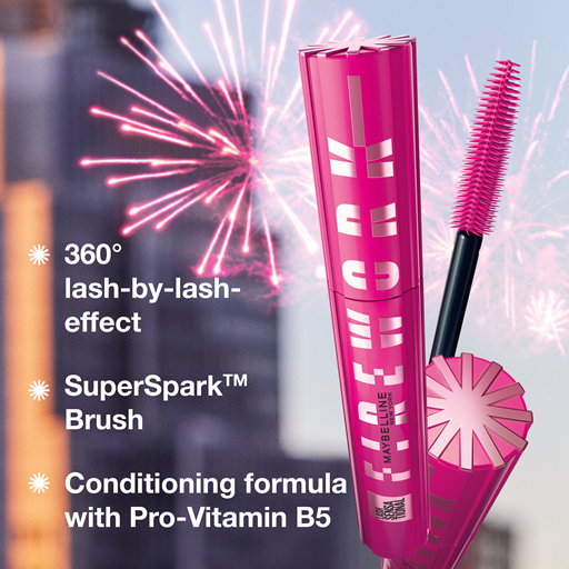 Maybelline Lash Sensational Firework Waterproof Mascara, Very Black