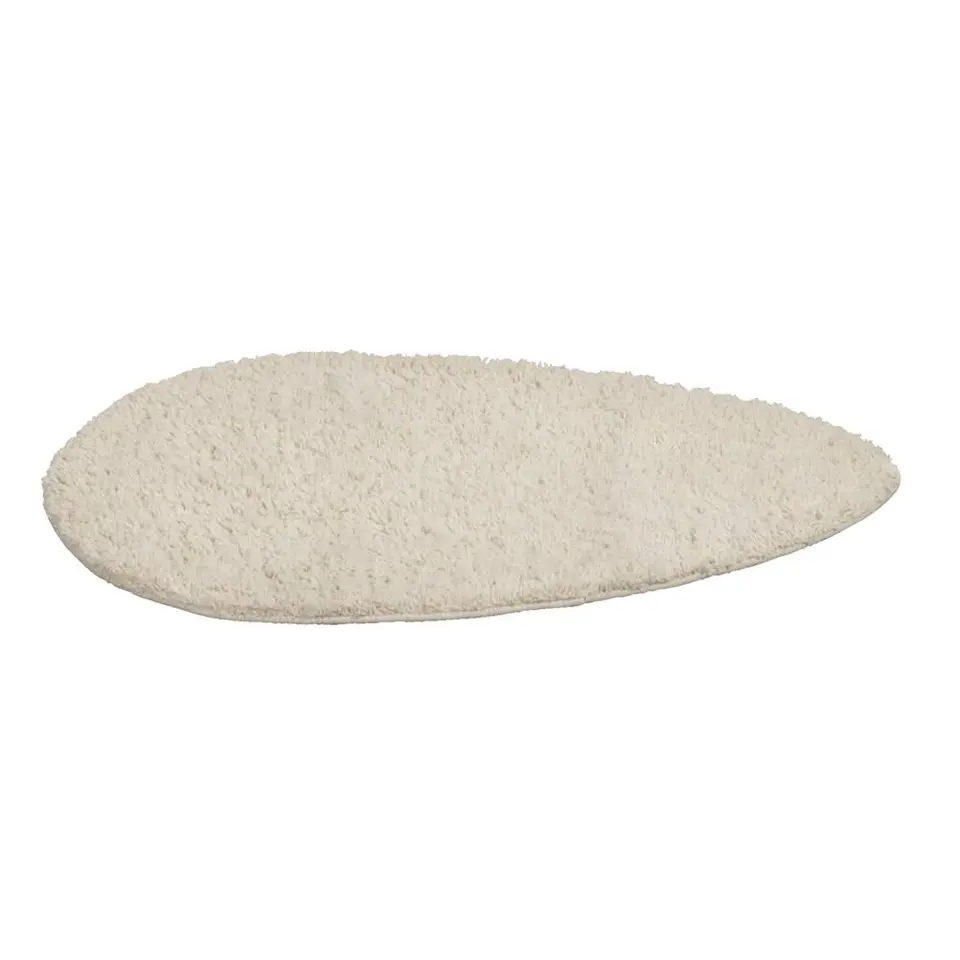 Vloerkleed Pebble - wit - 80x110 cm