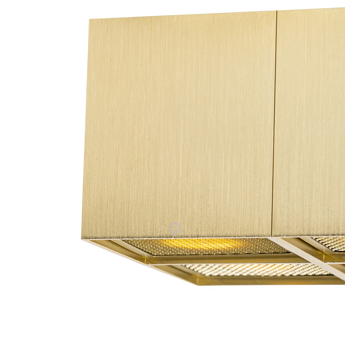 Design spot goud 4-lichts - Qubo Honey
