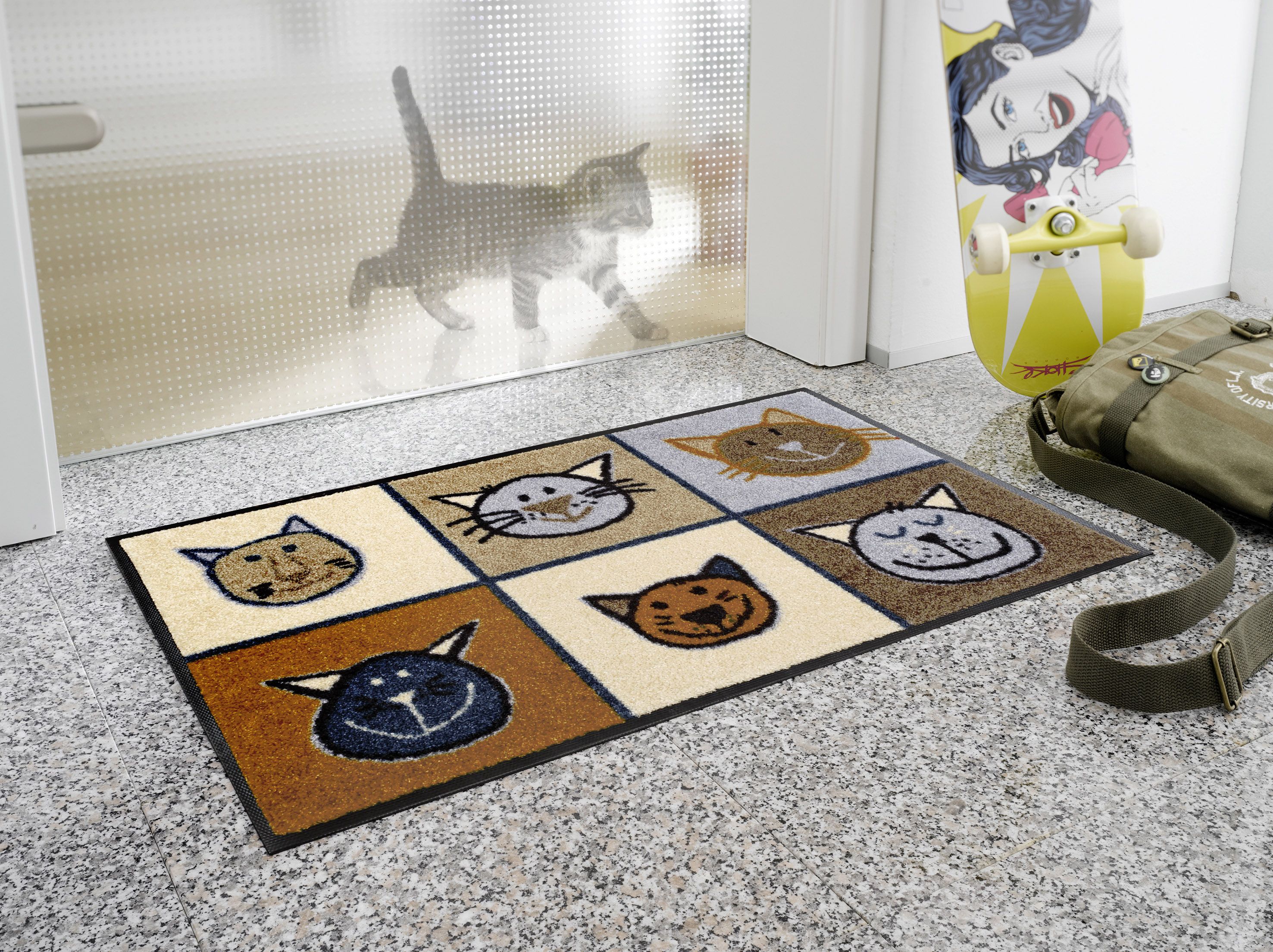 Fußmatte Miau Miau