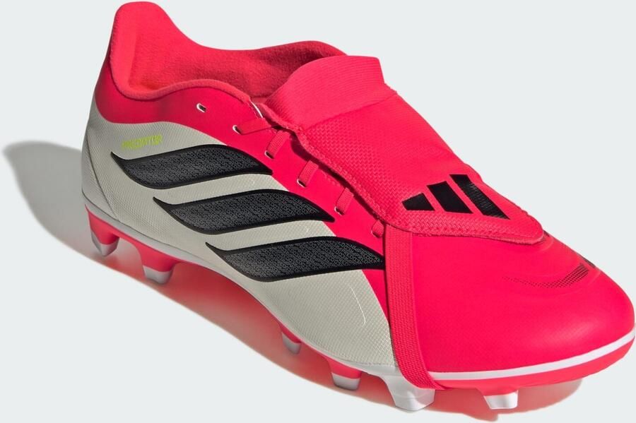 Adidas Perfor ce Predator Club Fold-Over Tongue Firm Ground Multi Ground Voetbalschoenen Unisex Rood