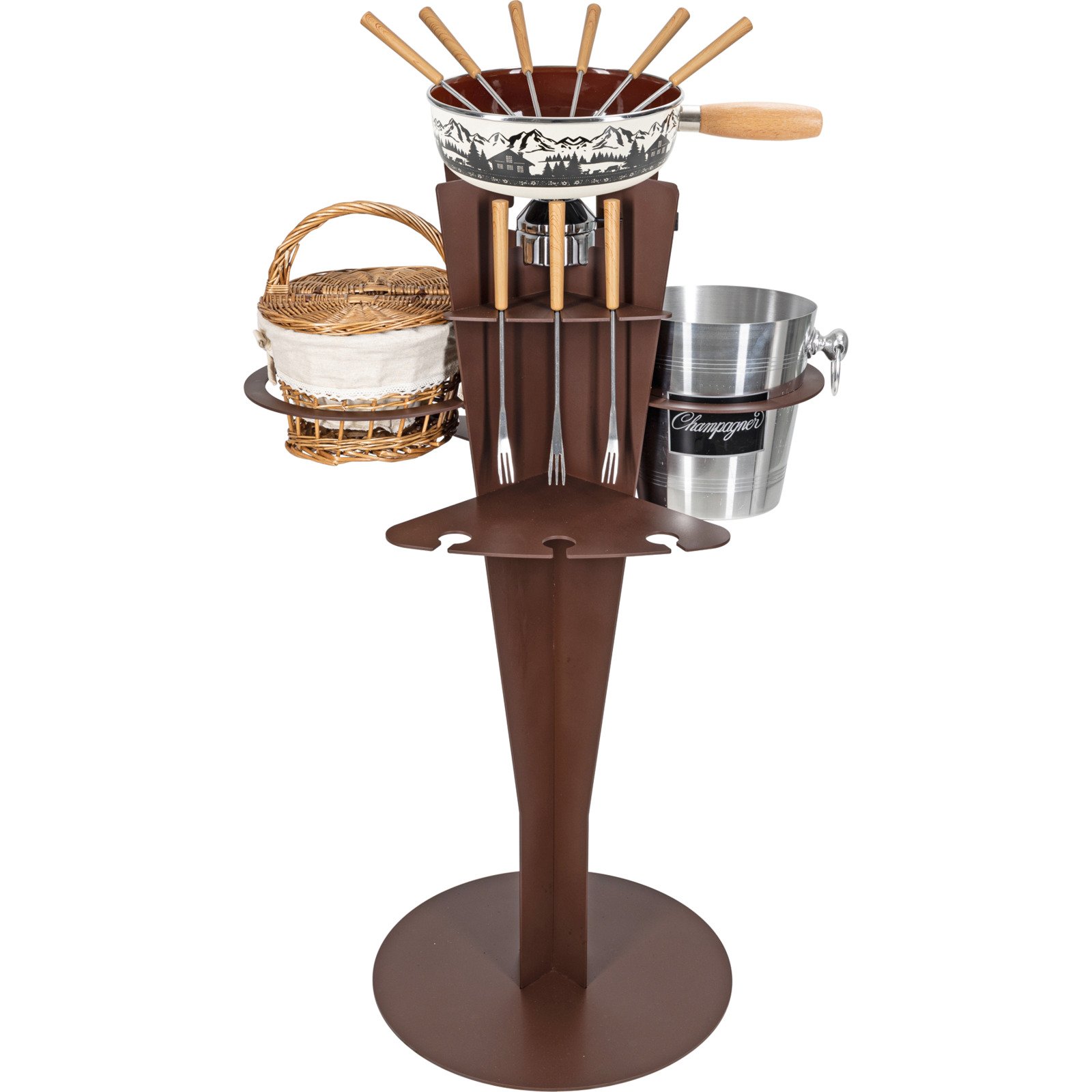 Fonduebar Pure 17-teilig