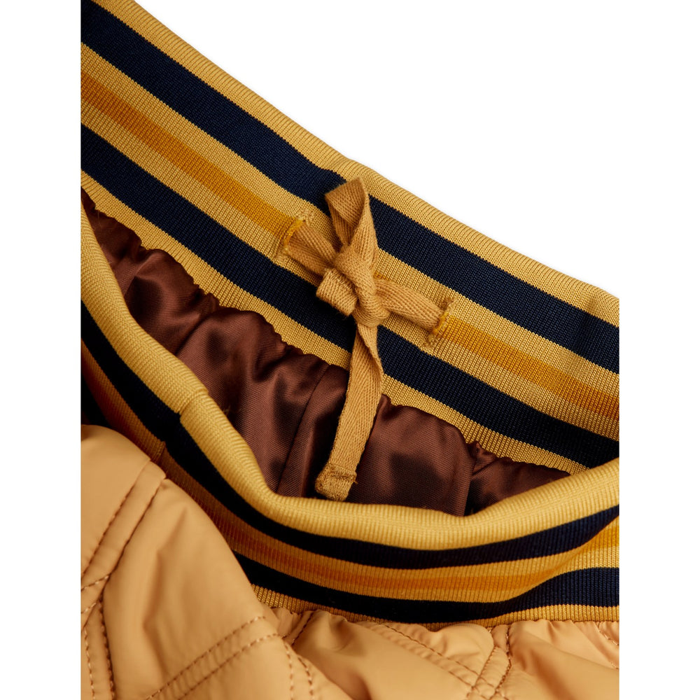 Køb Mini Rodini Beige Ritzratz Patch Quiltet Outerwear Trousers