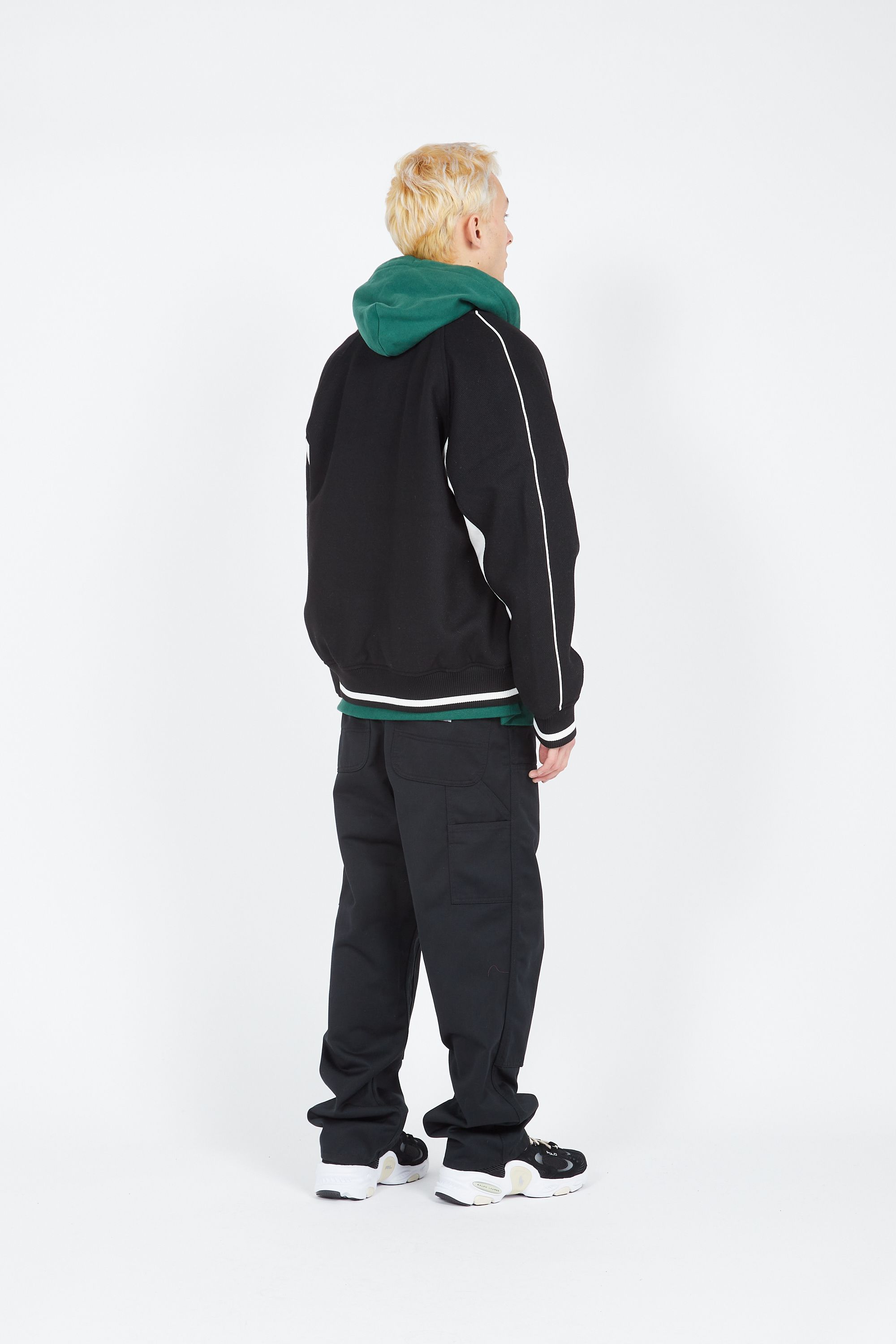 TOMMY JEANS Veste  TJM WOOL VARSITY BOM Noir