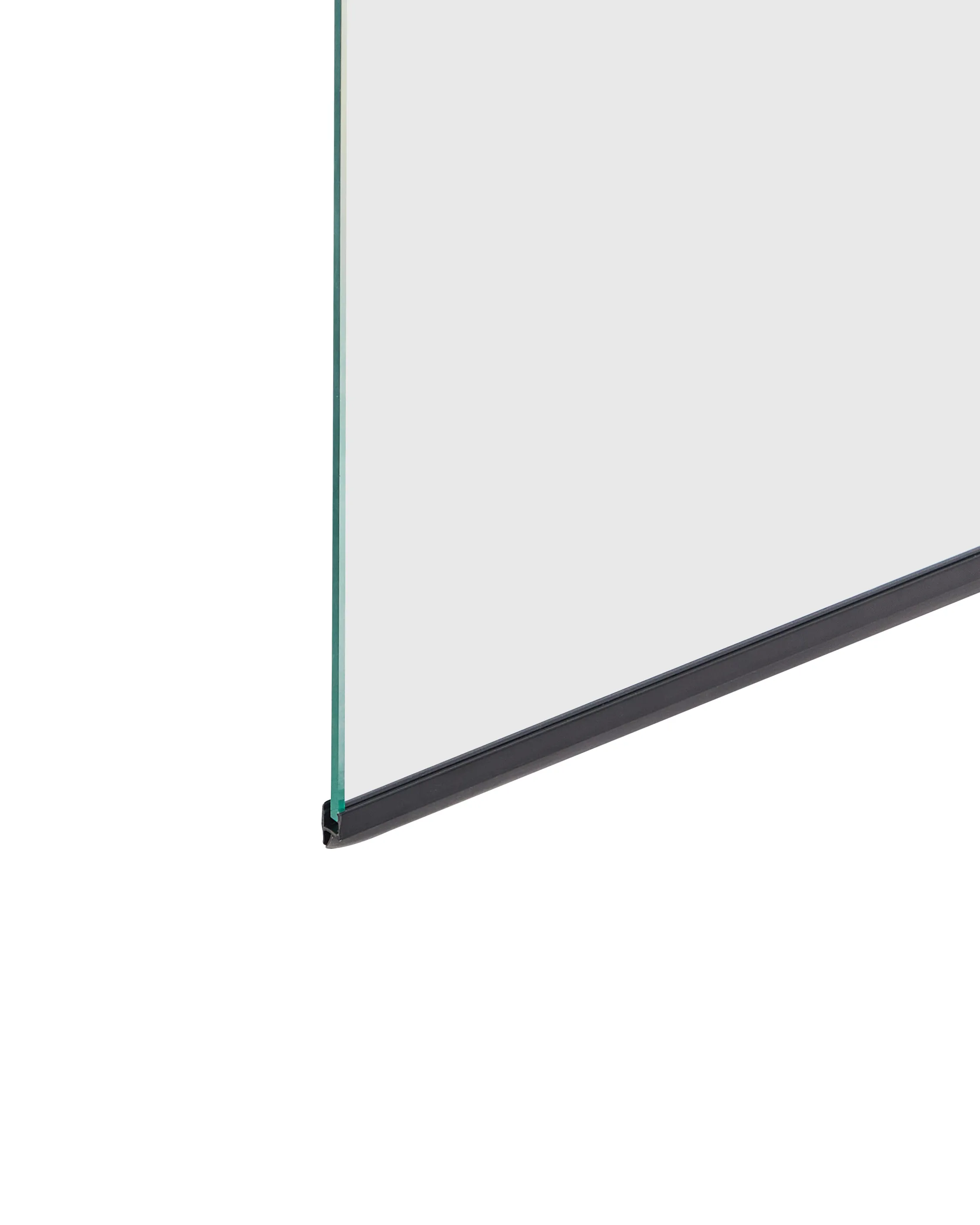 Douchescherm LAPAN 140 x 80 cm Zwart