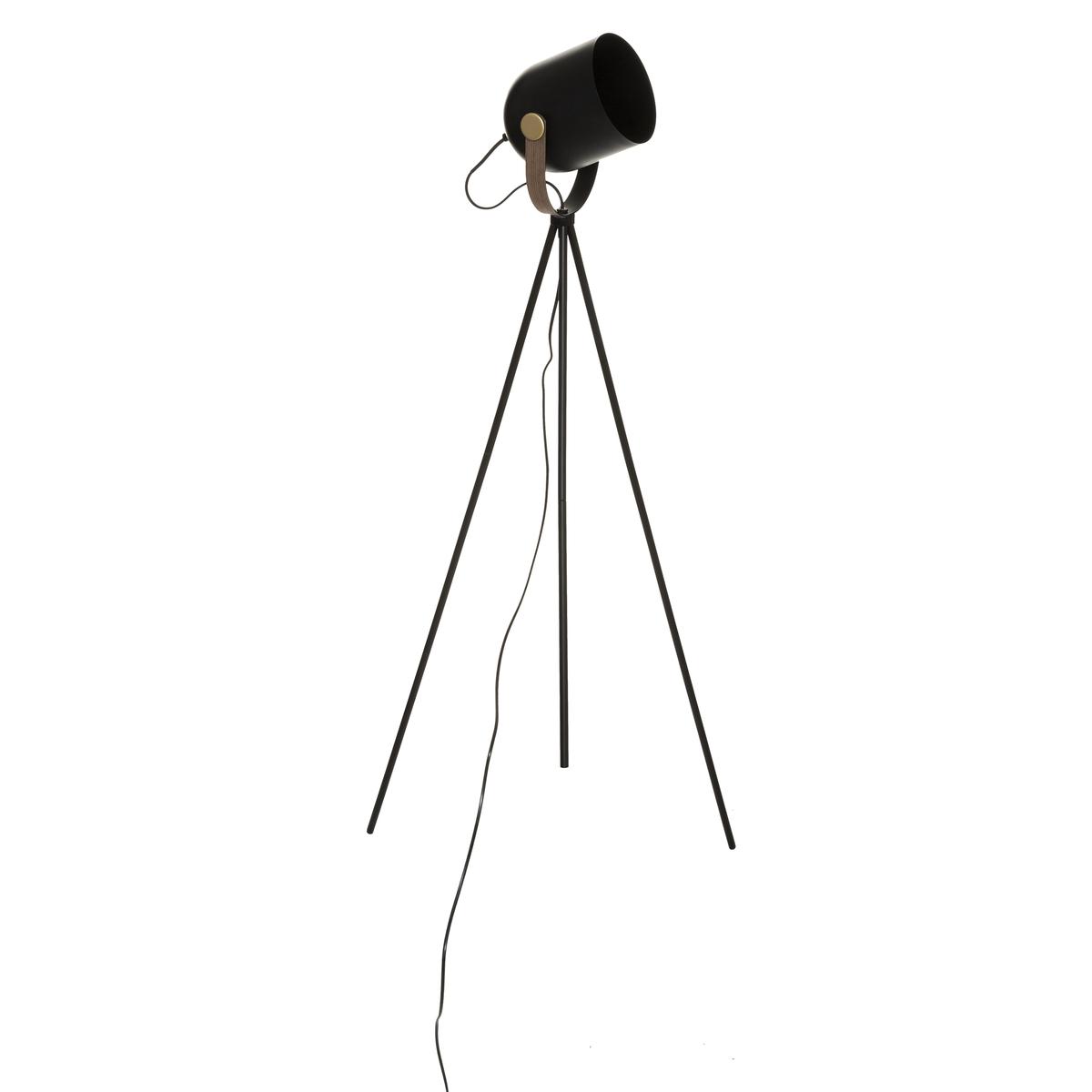 LAMPADAIRE TREPIED BIL NOIR H.136CM