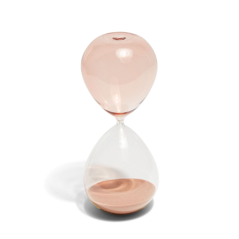 Sablier décoratif en verre
