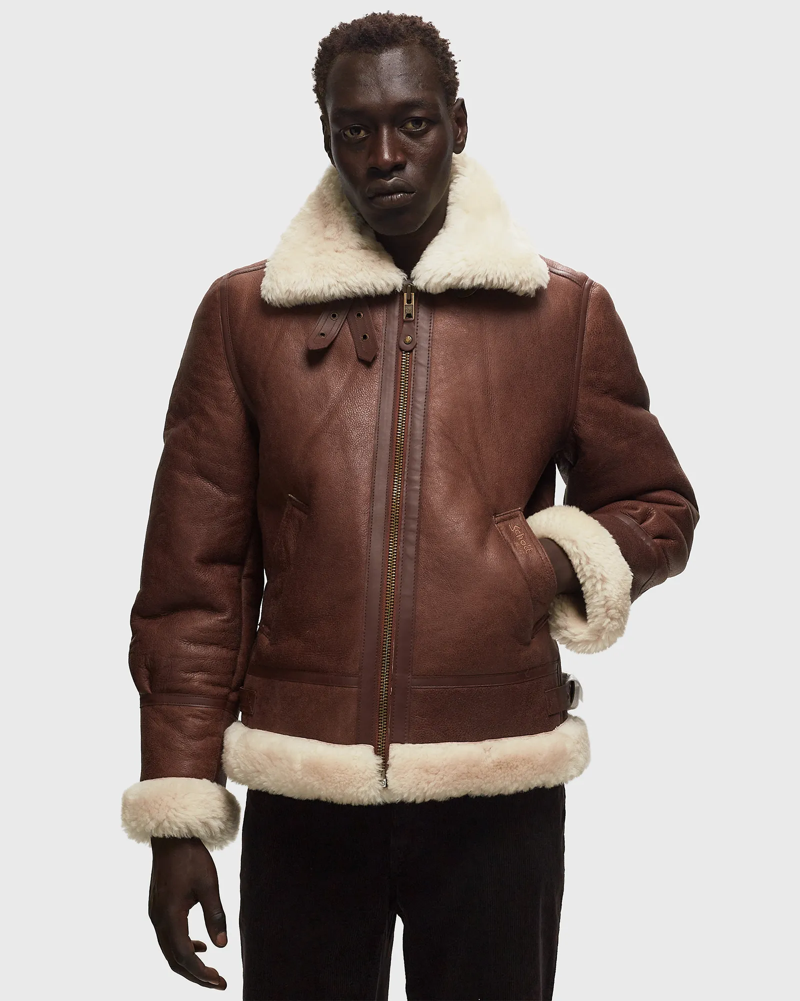Schott NYC BOMBARDIER MOUTON HOMME