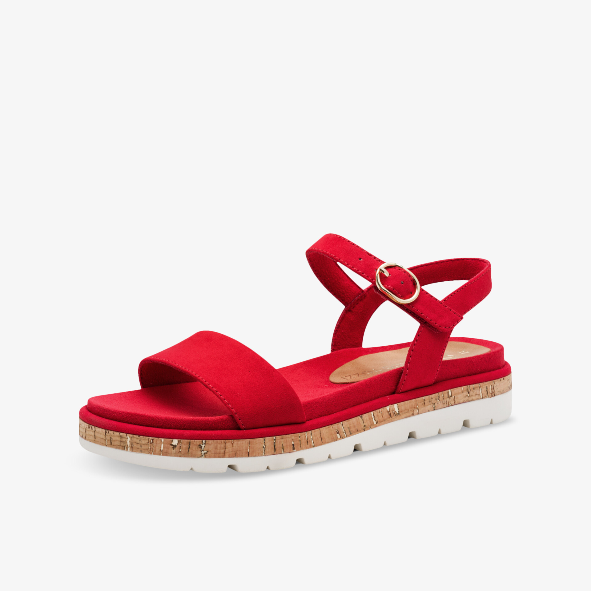 MARCO TOZZI Damen Plateausandalen rot