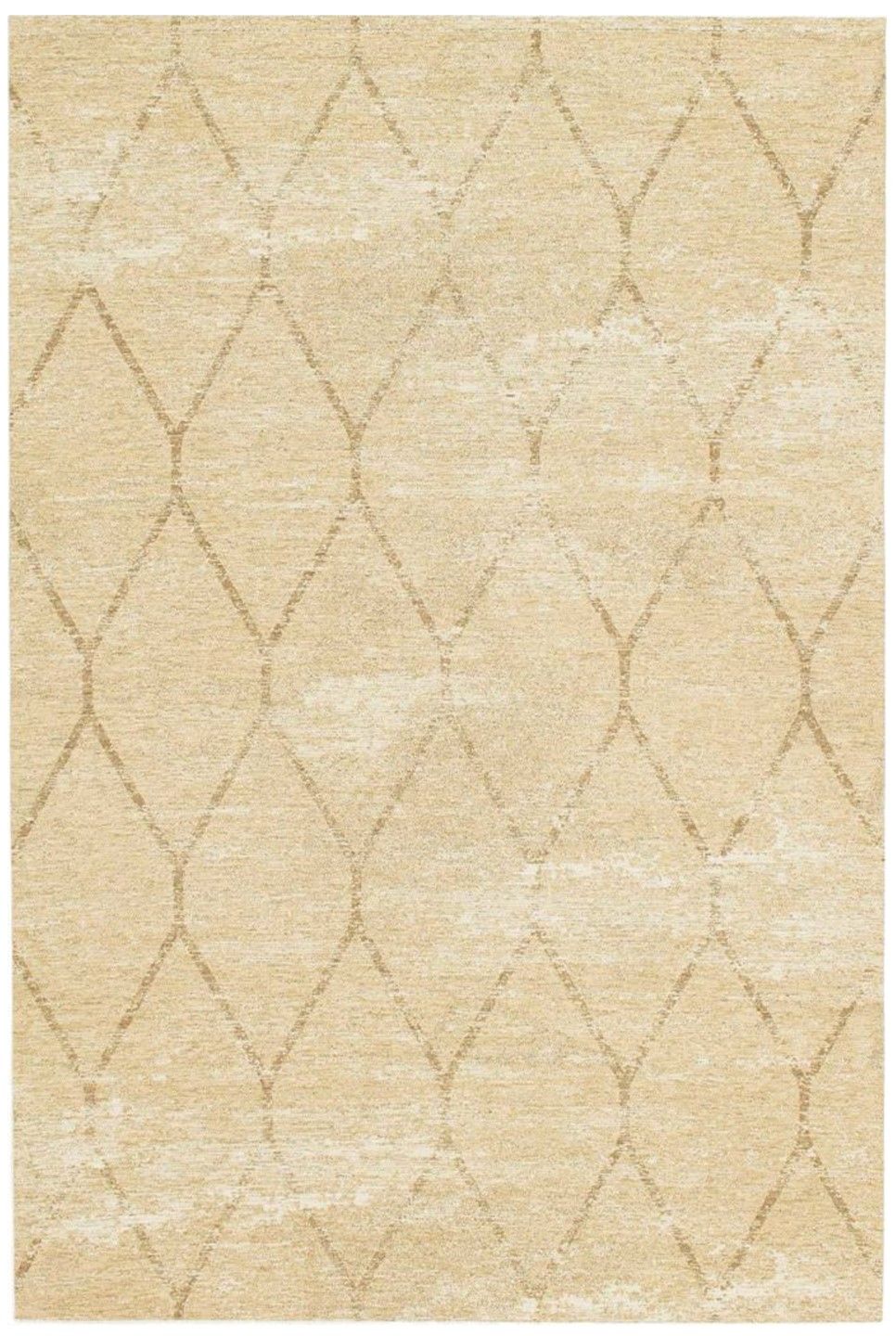 Vloerkleed Natural Beige Lozenge
