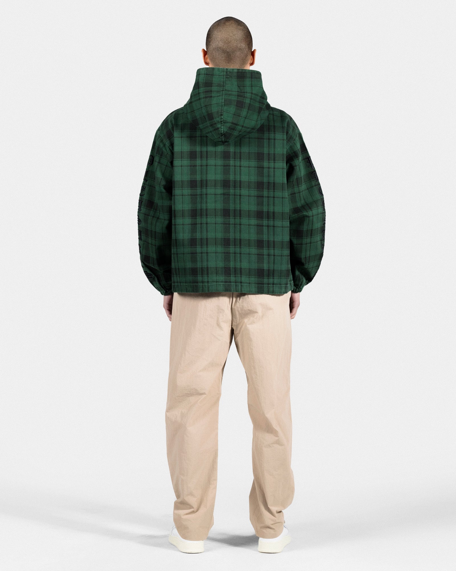 Pleasures<br>Dedicate Plaid Zip Poncho