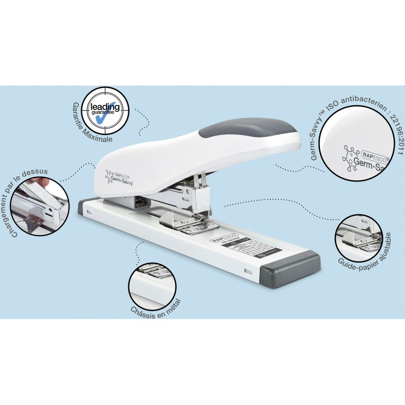Agrafeuse grande capacité ECO HD-100 blanche