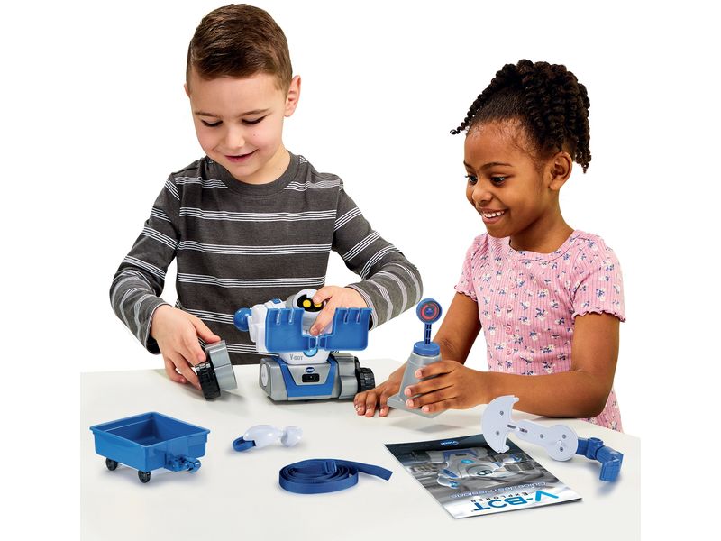 Vtech Roboter V-Bot 5 en 1 -FR- Motorisierter Roboter mit verschiedenen Bewegungen