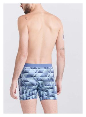 Boxer Saxx Ultra Super Soft Brief Fly (Pack de 2) Dazed Argyle/Navy Homme