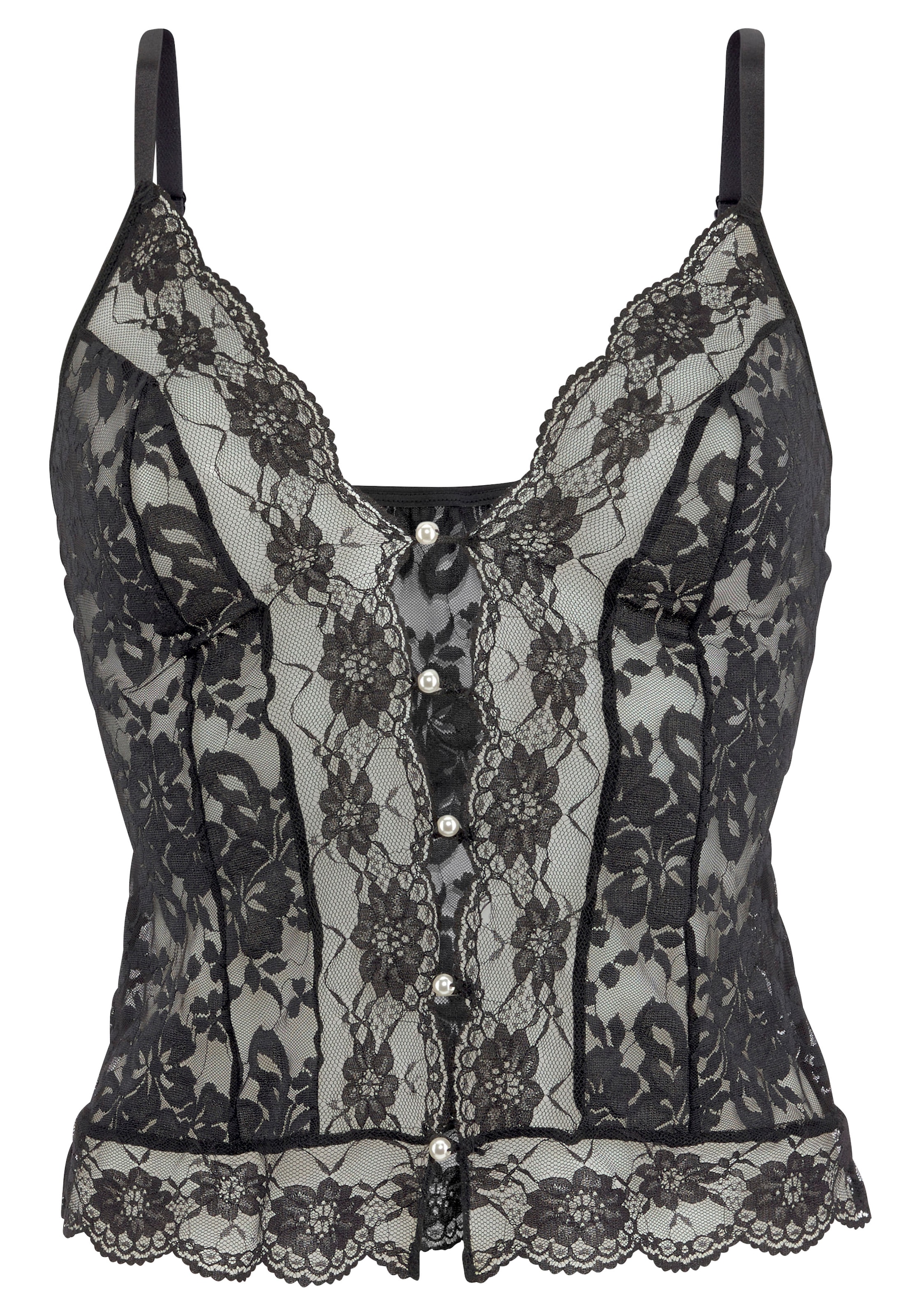 petite fleur gold Spitzentop , aus Spitze, sexy Dessous, Reizwäsche
