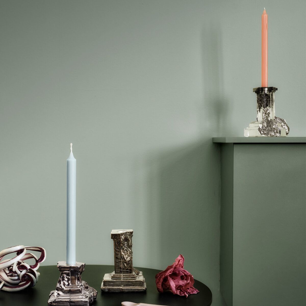 Rocky Baroque lysestake 175 mm, glozzy glaze