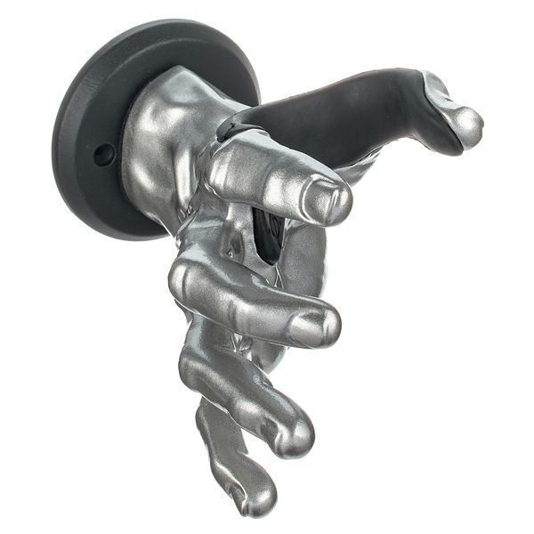 Guitar Grip Silver Metallic Male Hand RH
