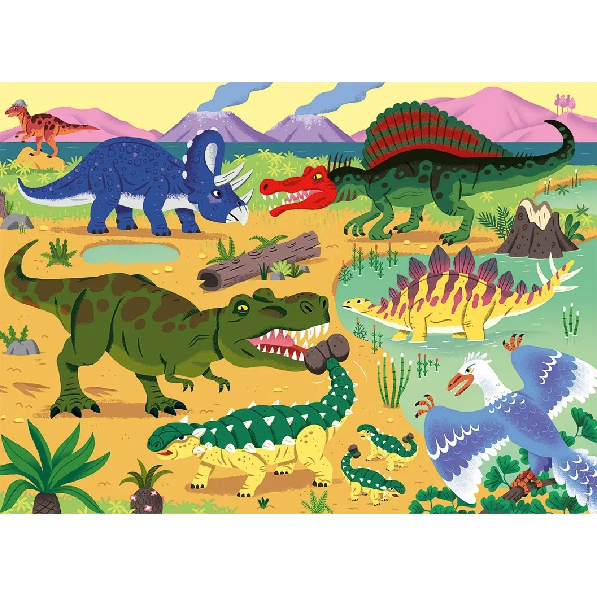 Nathan Puzzle - Dinosaures du Crétacé